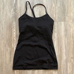 Lululemon Black Power Y Tank